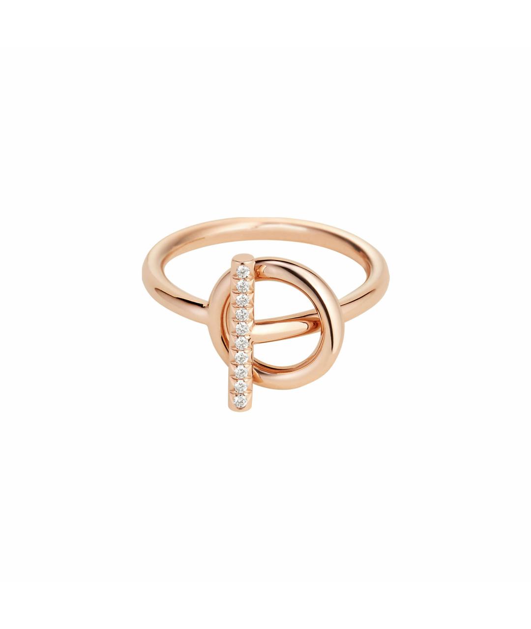 HERMES Золотое кольцо из розового золота, фото 1
