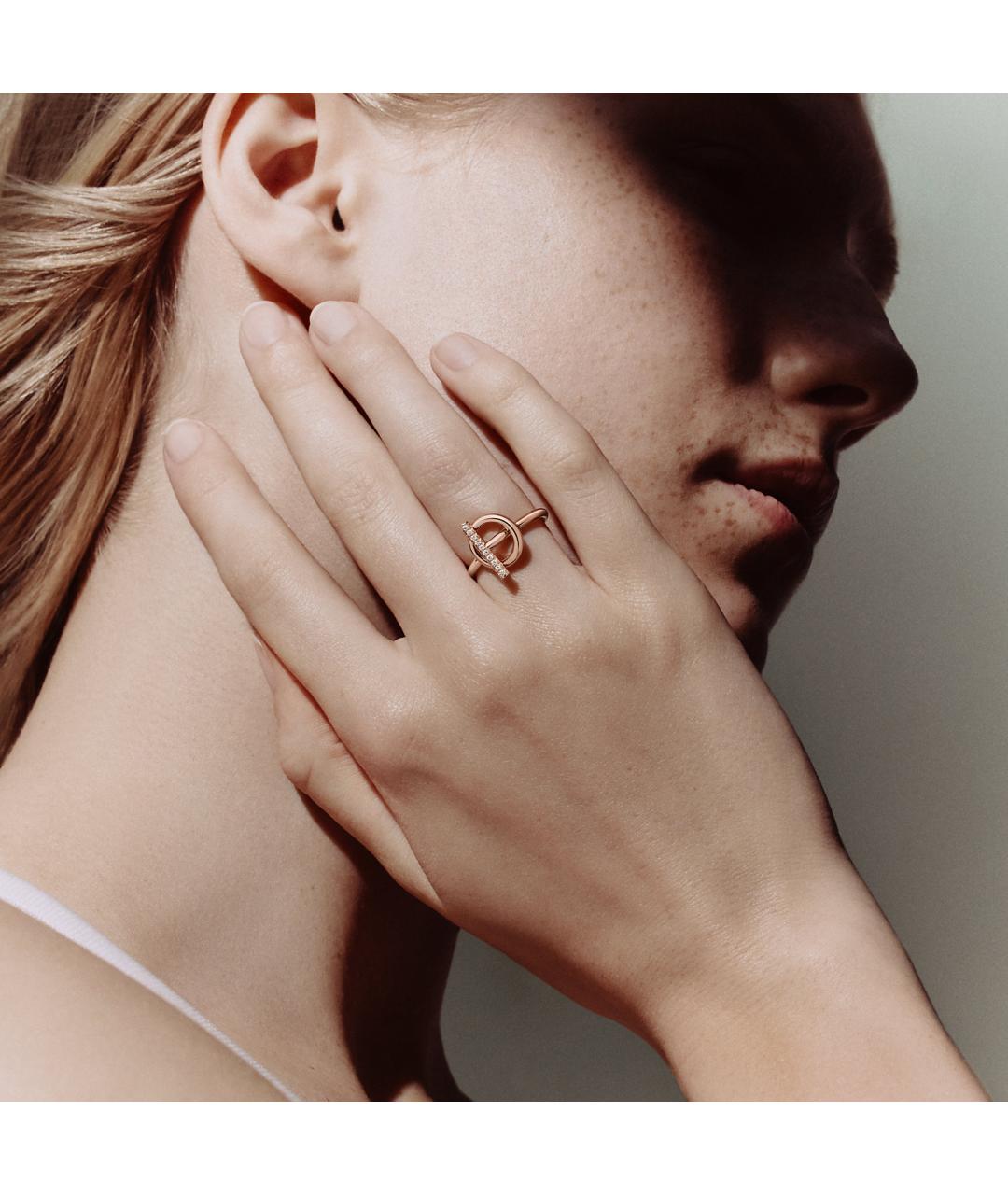 HERMES Золотое кольцо из розового золота, фото 3