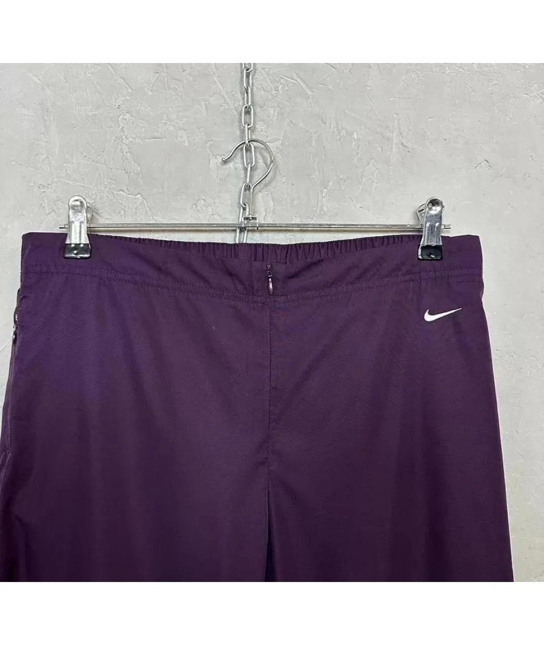 NIKE Фиолетовые спортивные брюки и шорты, фото 4