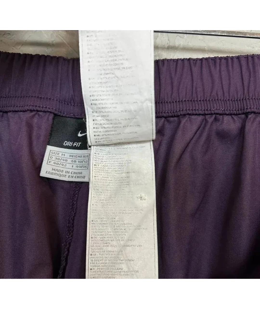 NIKE Фиолетовые спортивные брюки и шорты, фото 8