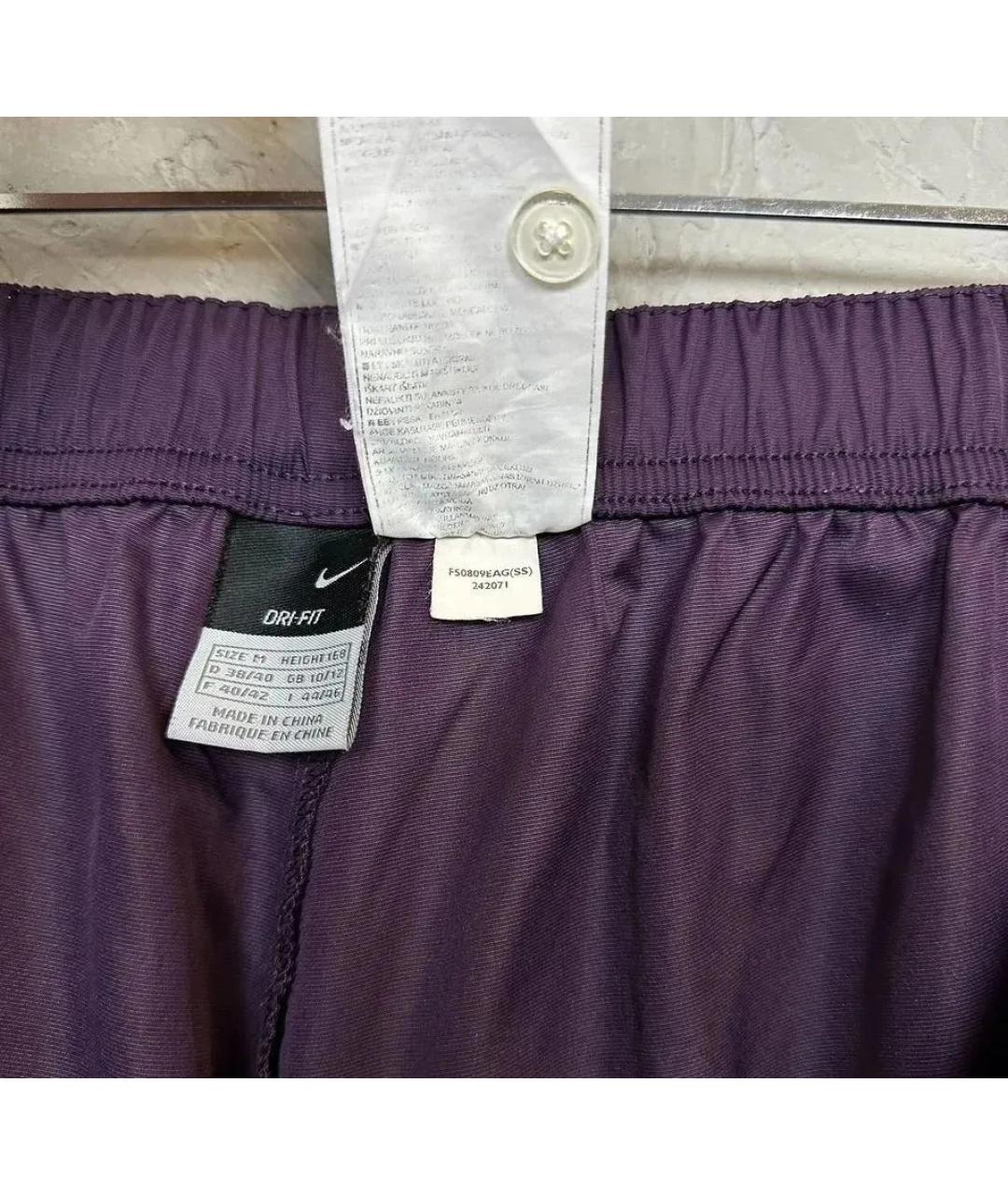 NIKE Фиолетовые спортивные брюки и шорты, фото 9