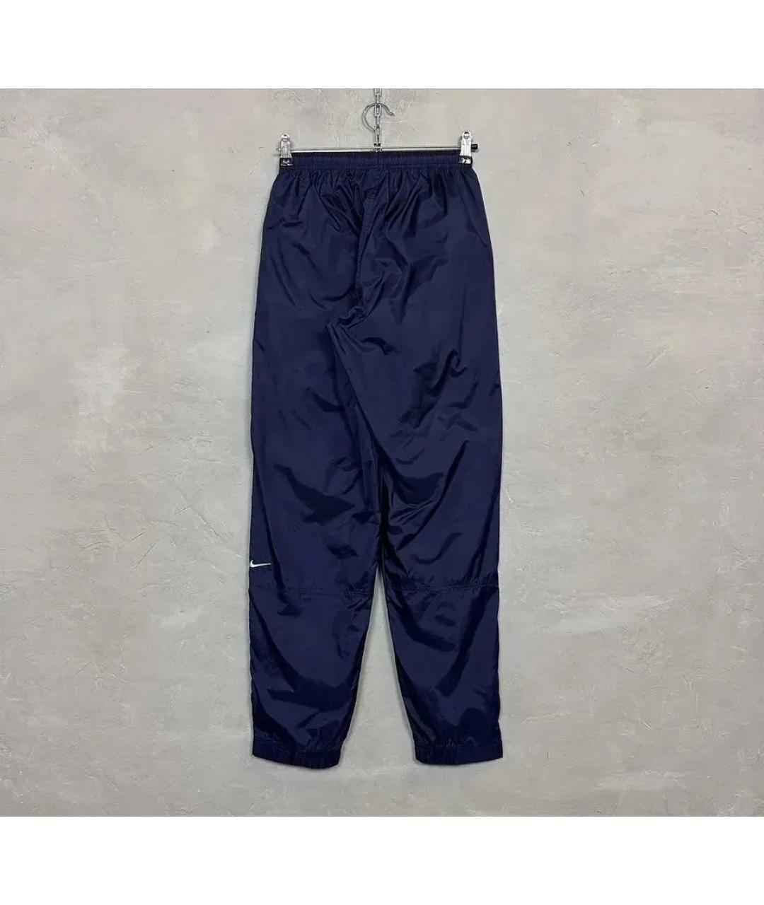 NIKE Темно-синие повседневные брюки, фото 9