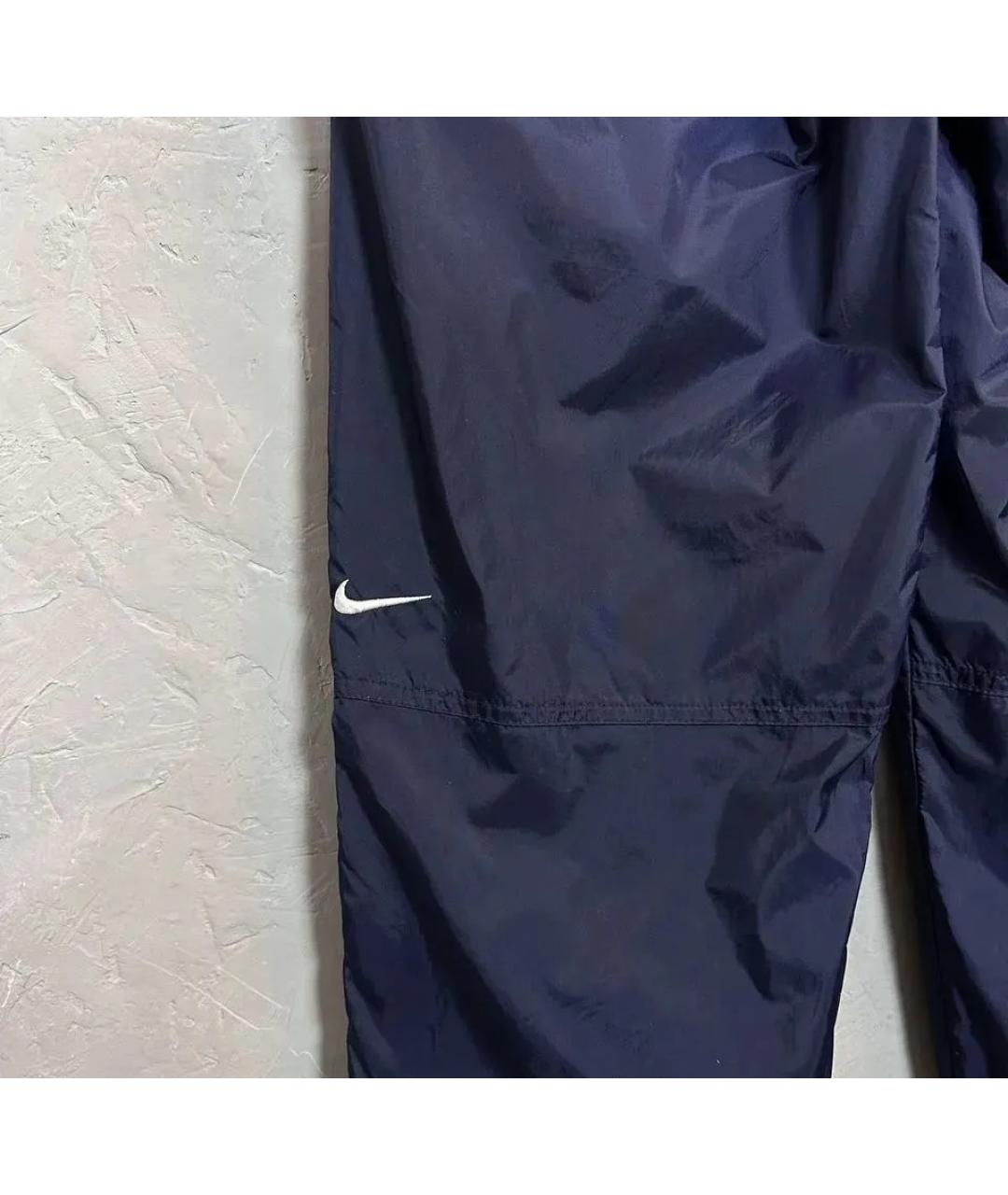 NIKE Темно-синие повседневные брюки, фото 3