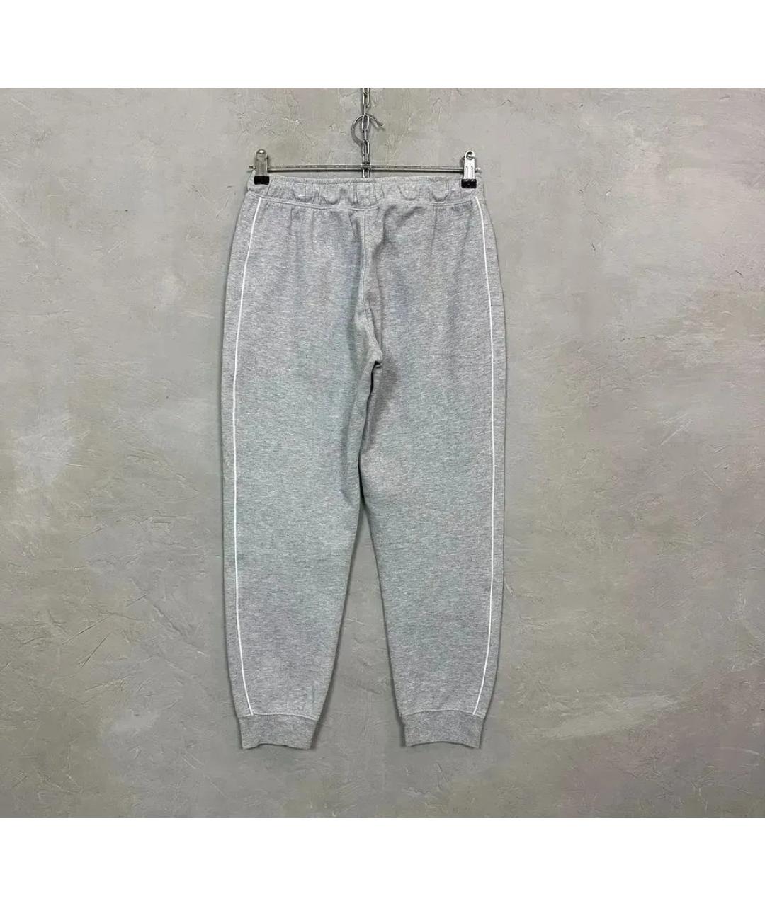 NIKE Серые хлопковые спортивные брюки и шорты, фото 2