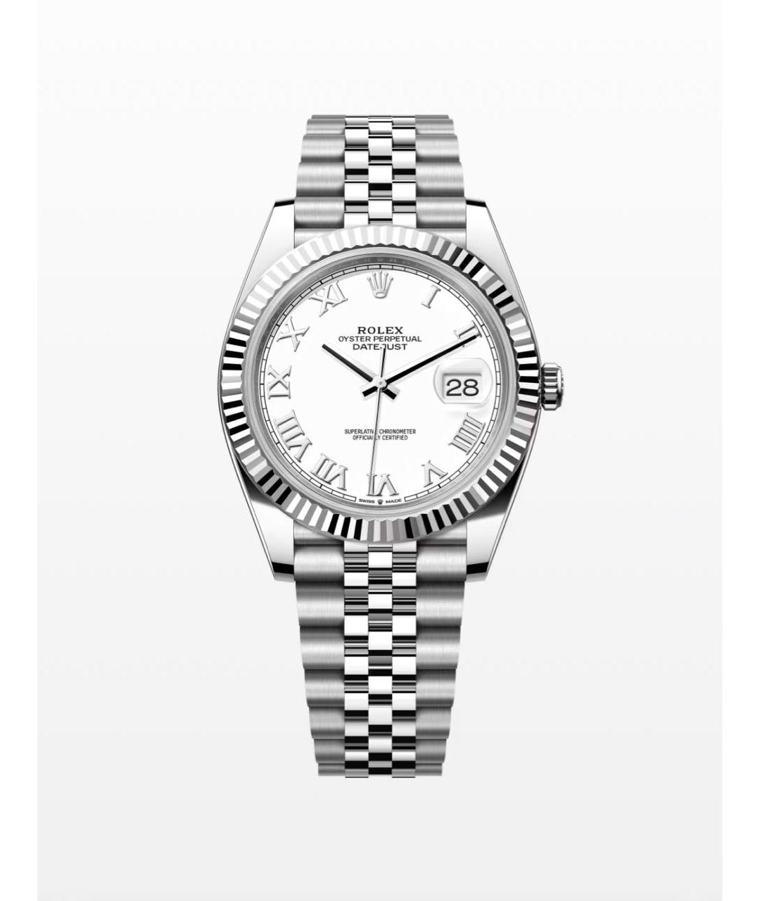 ROLEX Серебряные часы из белого золота, фото 3