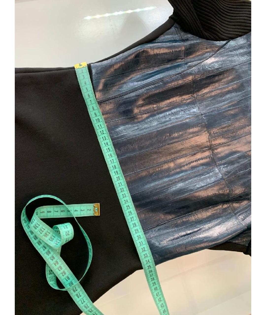 LOUIS VUITTON Черное хлопковое повседневное платье, фото 8