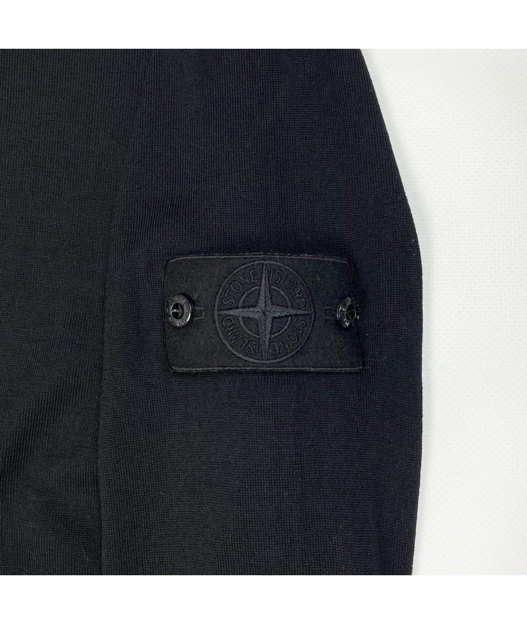 STONE ISLAND Черный джемпер / свитер, фото 4
