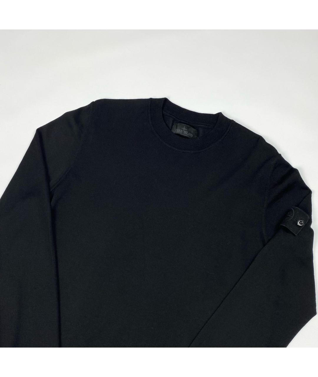 STONE ISLAND Черный джемпер / свитер, фото 2