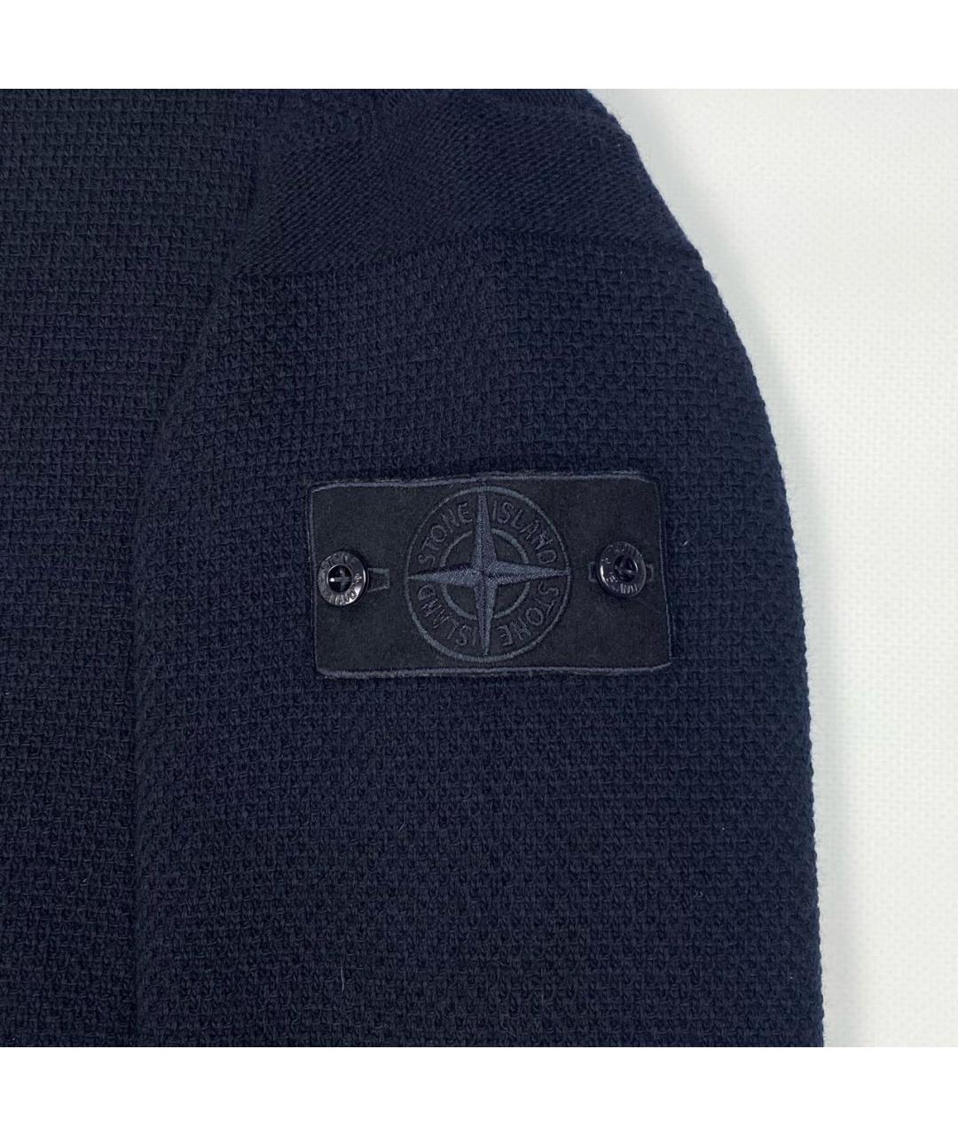 STONE ISLAND Темно-синий джемпер / свитер, фото 4