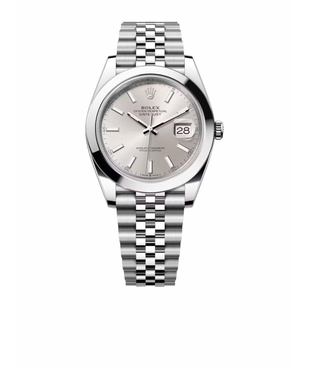 ROLEX Серебряные металлические часы, фото 1