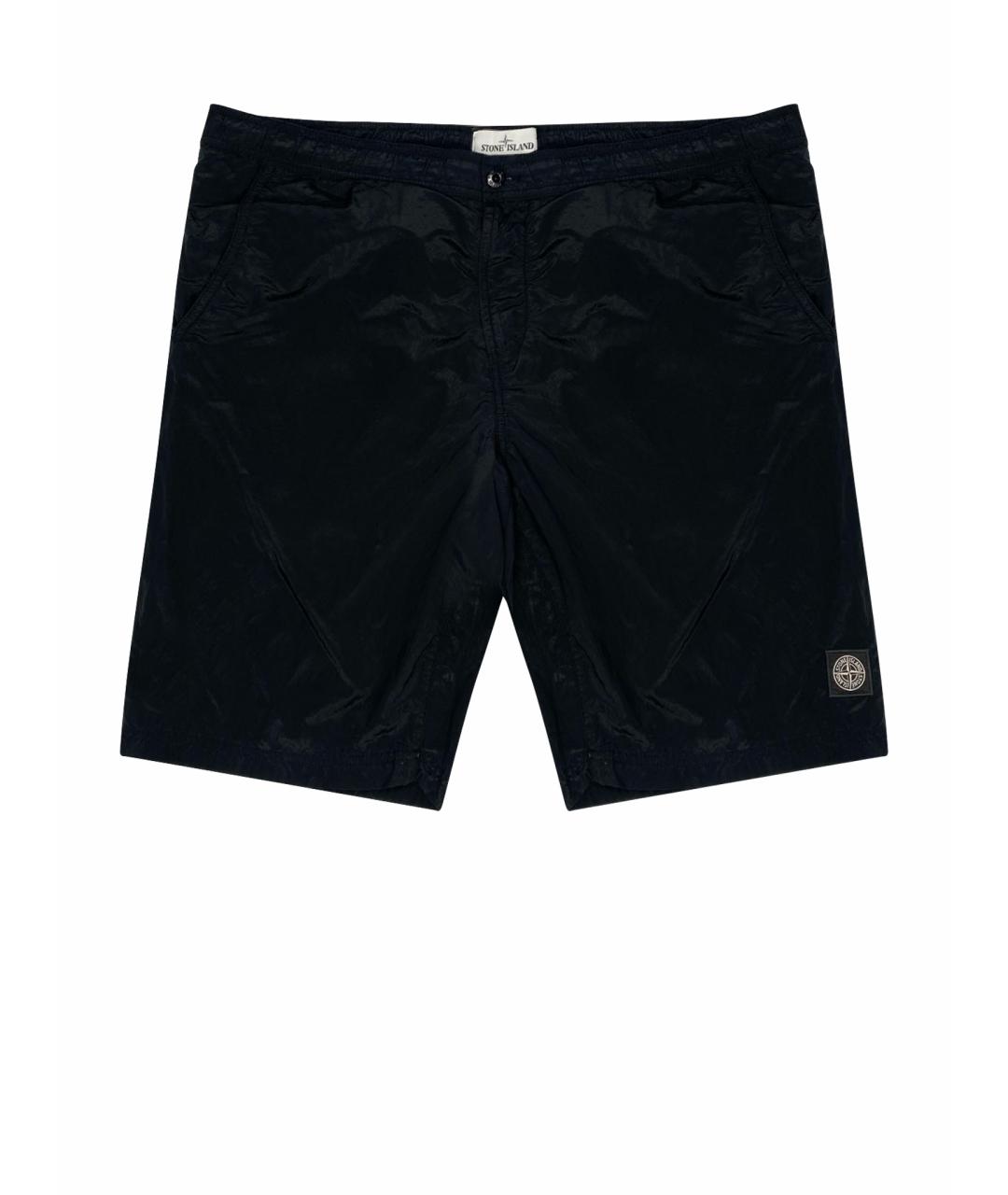 STONE ISLAND Черные шорты, фото 1