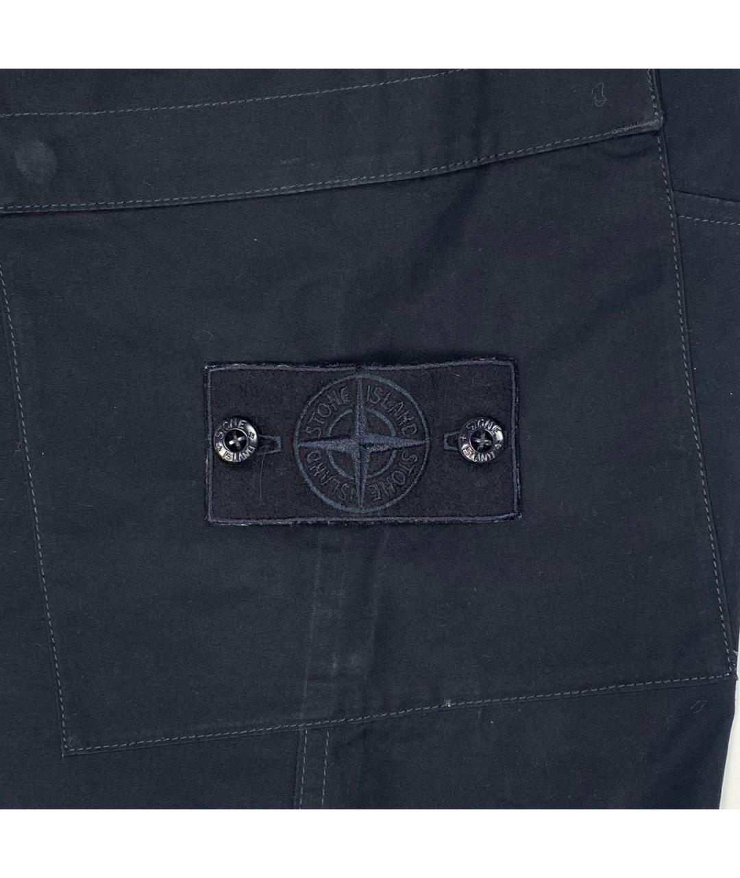 STONE ISLAND Темно-синие повседневные брюки, фото 4