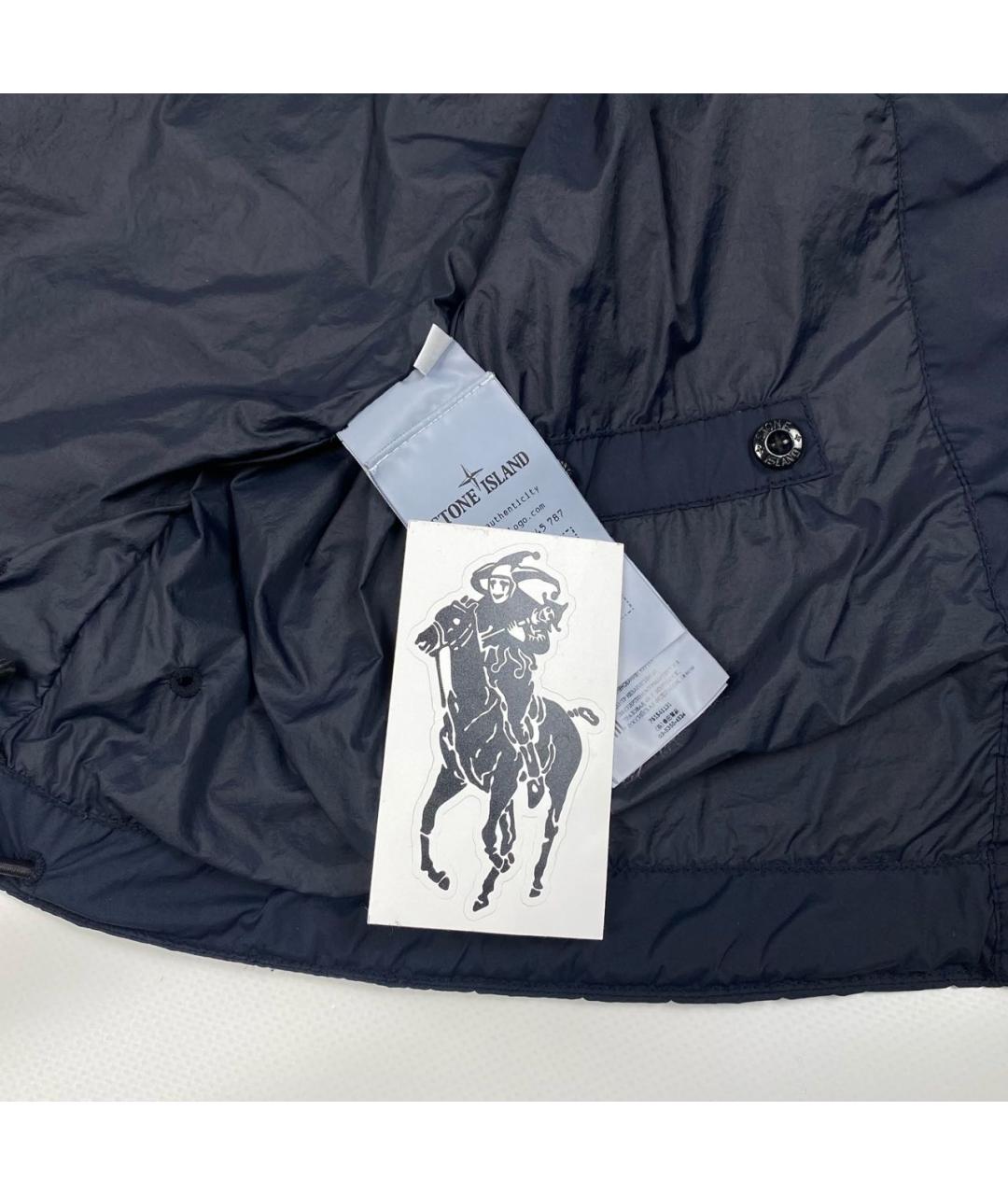 STONE ISLAND Темно-синяя куртка, фото 5