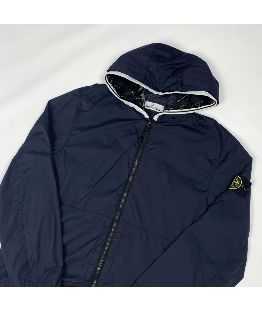 STONE ISLAND Темно-синяя куртка, фото 2