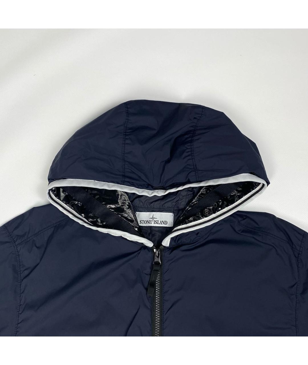 STONE ISLAND Темно-синяя куртка, фото 3