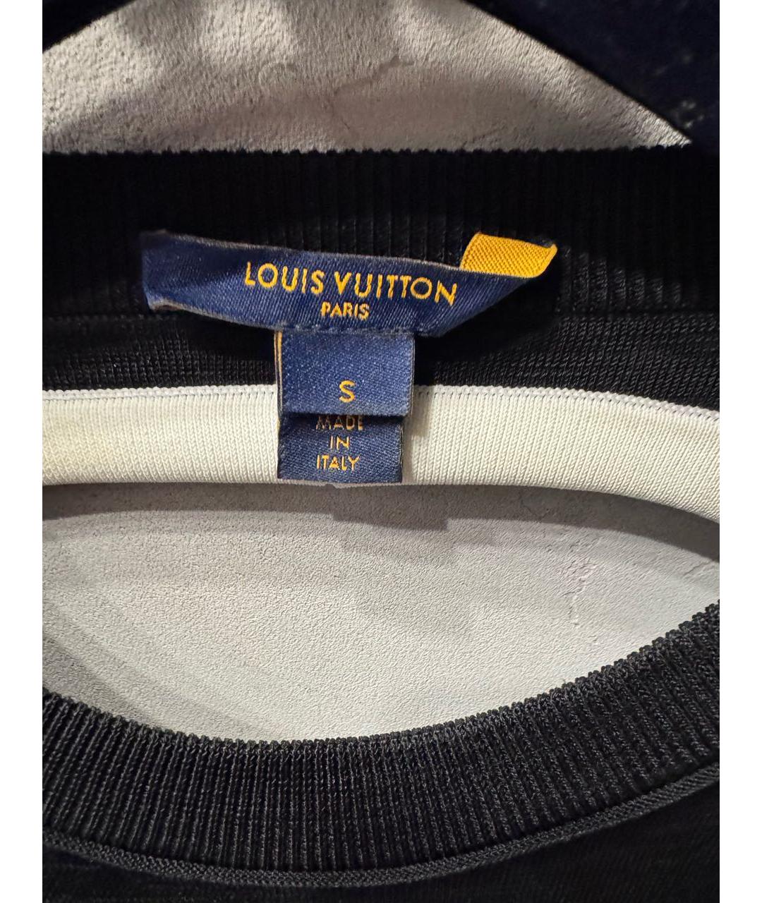LOUIS VUITTON Черное вискозное повседневное платье, фото 3