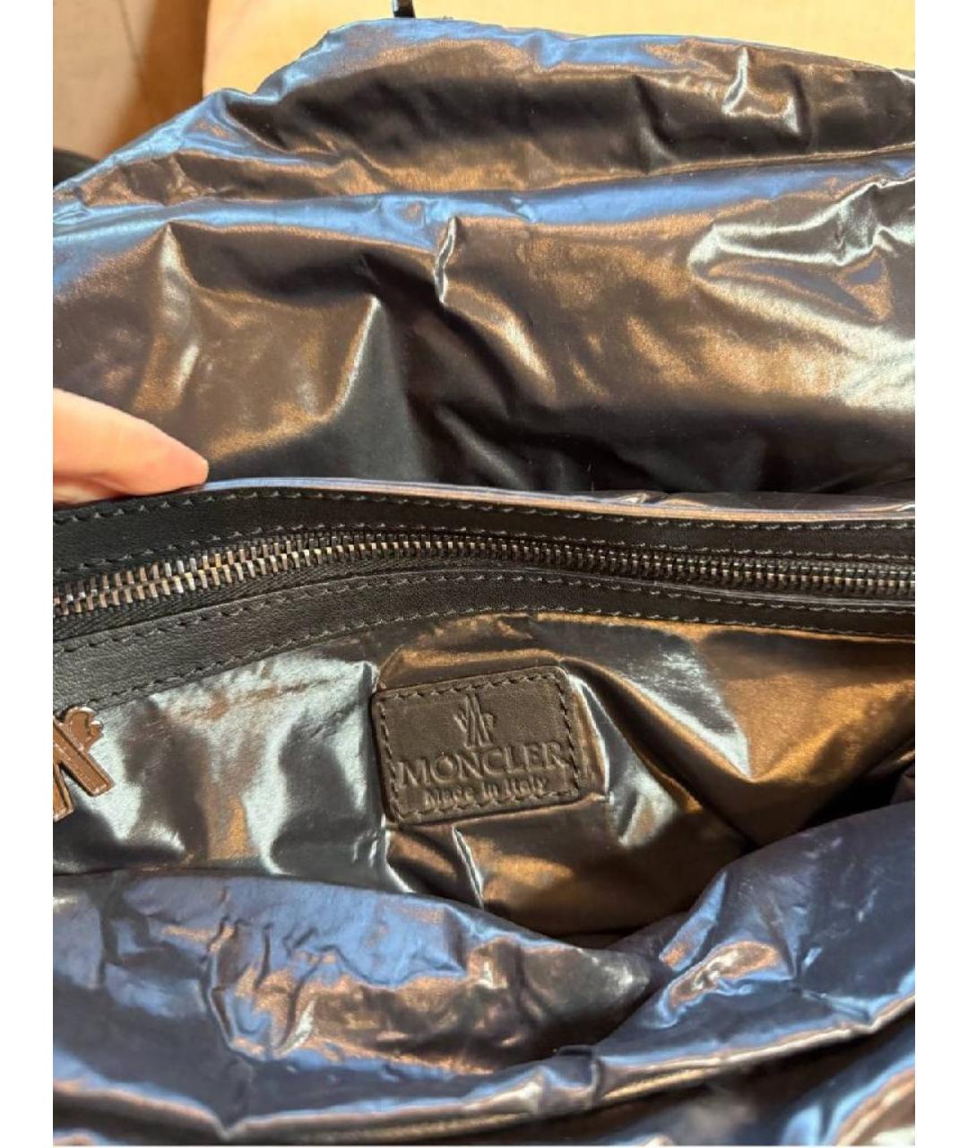 MONCLER Черная сумка тоут, фото 5