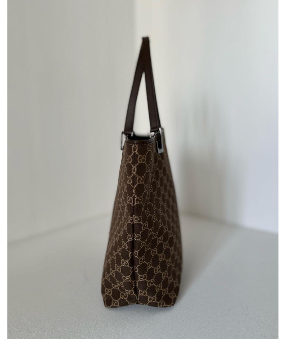 GUCCI Коричневая сумка тоут, фото 5