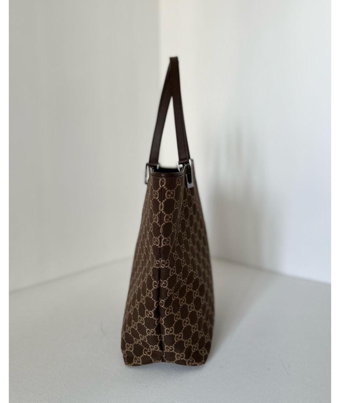 GUCCI Коричневая сумка тоут, фото 7
