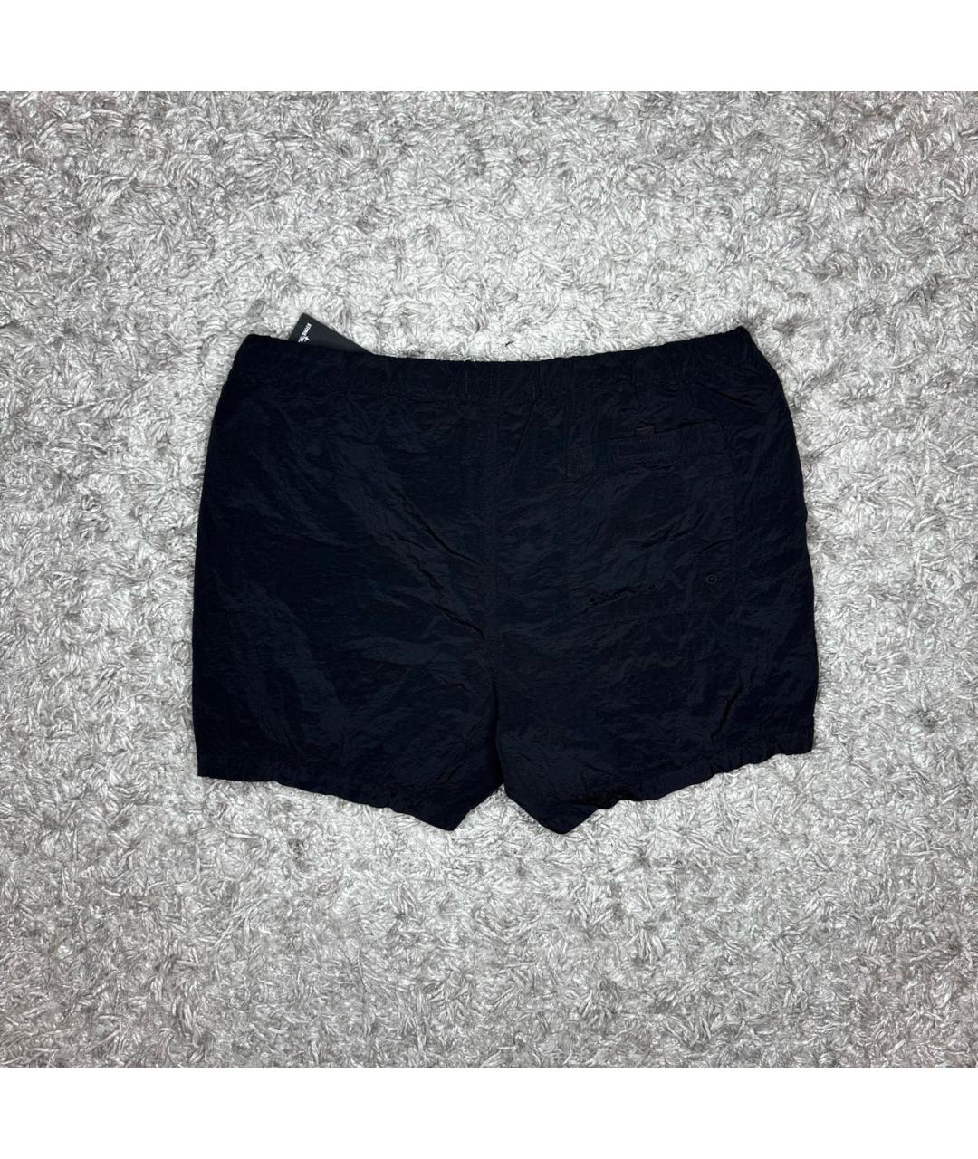 STONE ISLAND Черные шорты, фото 2