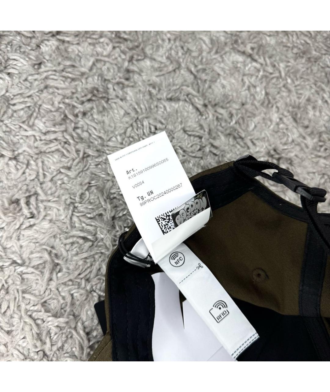 STONE ISLAND Коричневая хлопковая кепка/бейсболка, фото 5