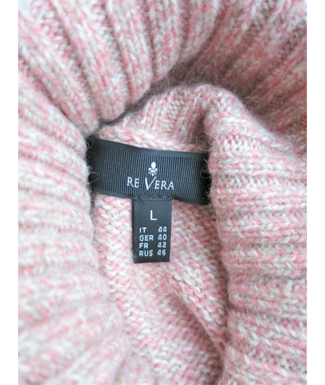RE VERA Розовый кашемировый джемпер / свитер, фото 4