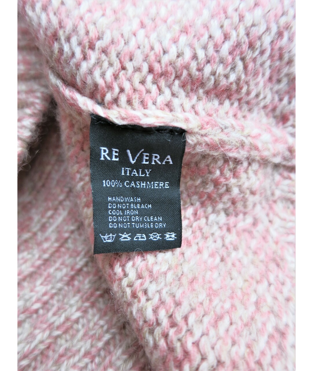 RE VERA Розовый кашемировый джемпер / свитер, фото 5
