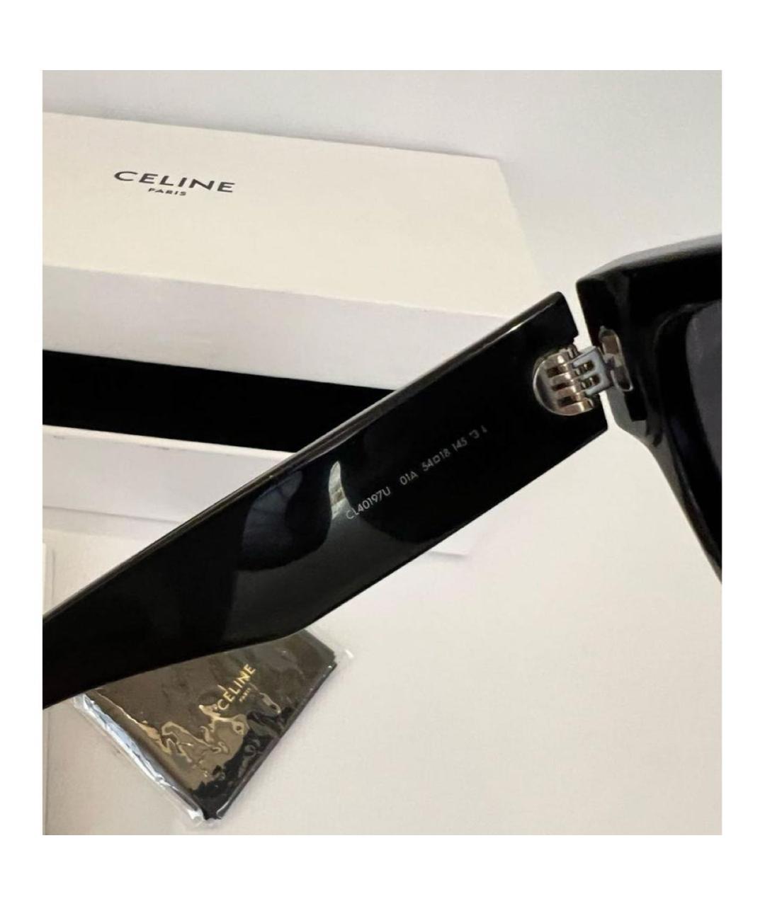 CELINE Черные солнцезащитные очки, фото 4