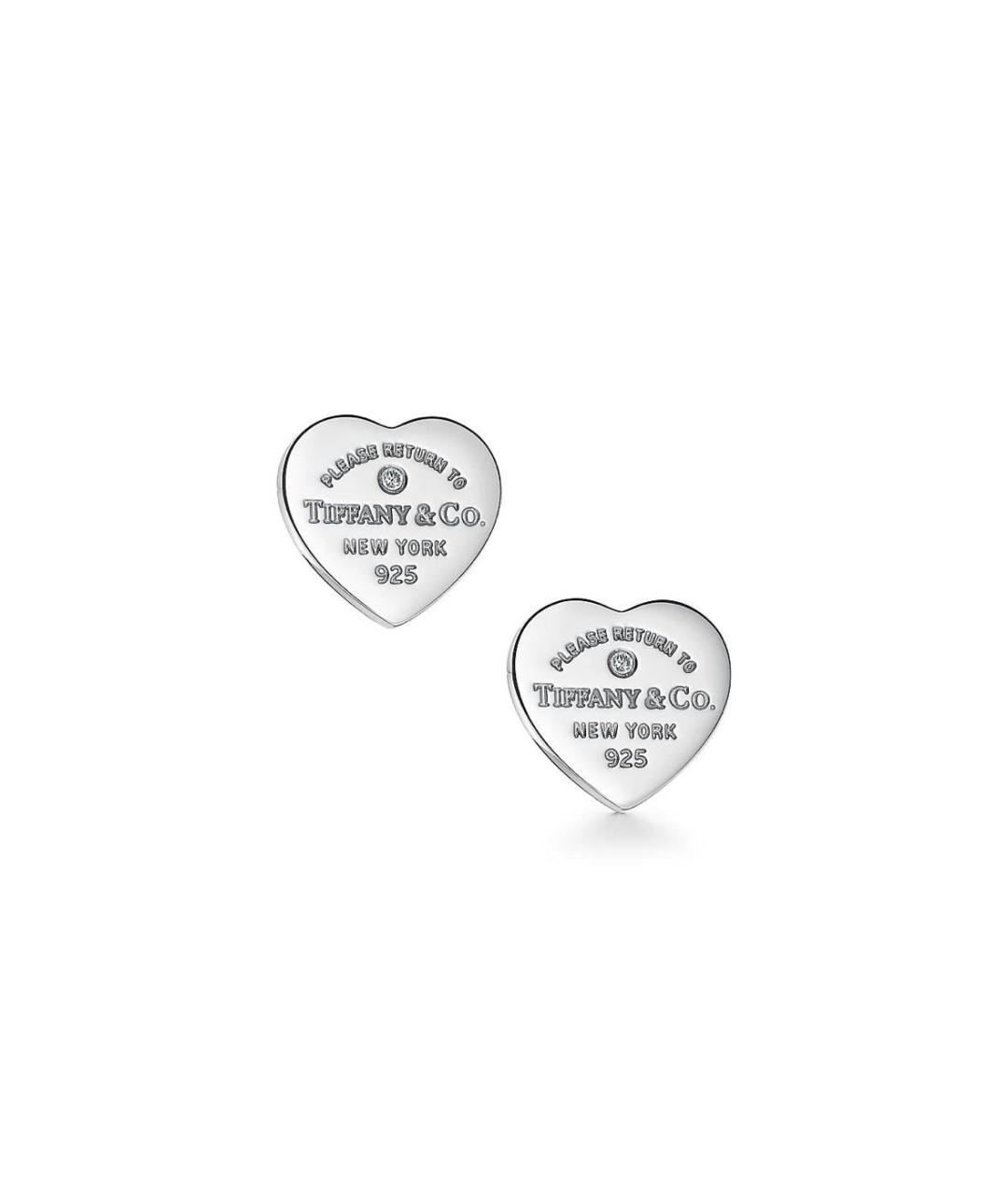 TIFFANY&CO Серебряные серебряные серьги, фото 1