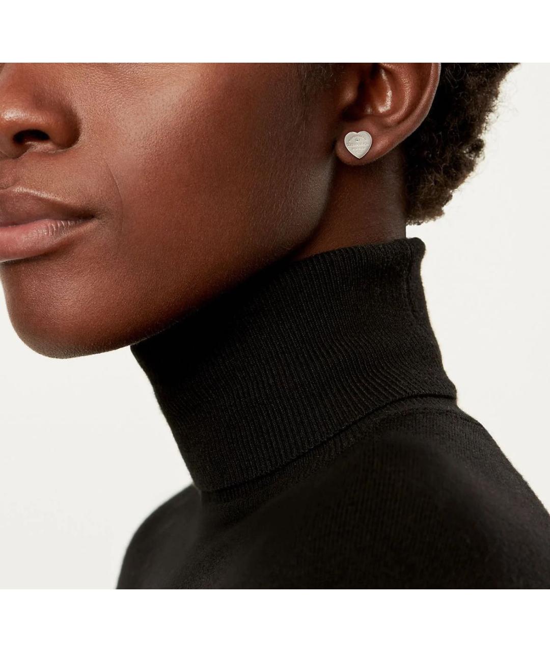 TIFFANY&CO Серебряные серебряные серьги, фото 3