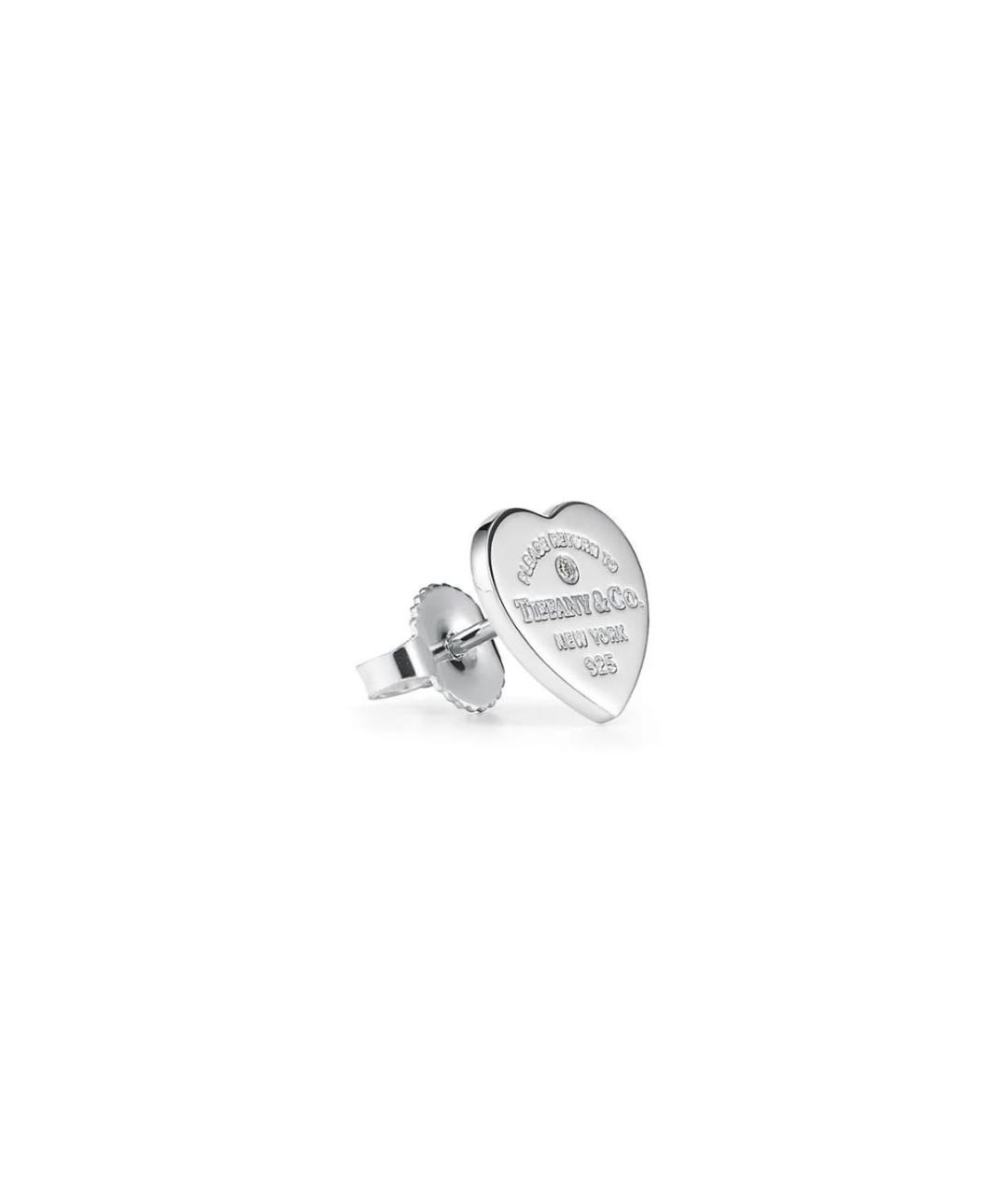 TIFFANY&CO Серебряные серебряные серьги, фото 4