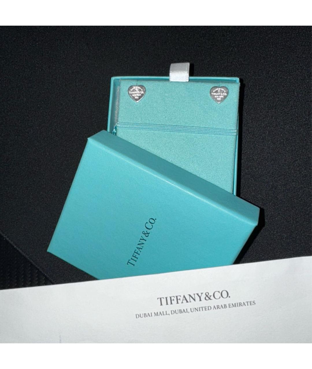 TIFFANY&CO Серебряные серебряные серьги, фото 2