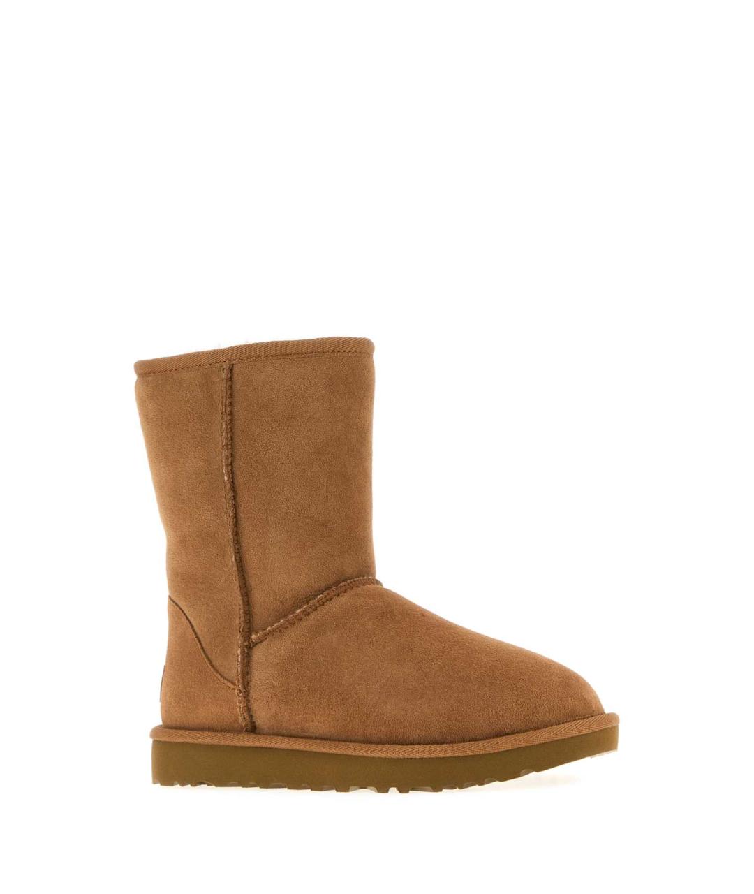 UGG AUSTRALIA Коричневые нубуковые сапоги, фото 2