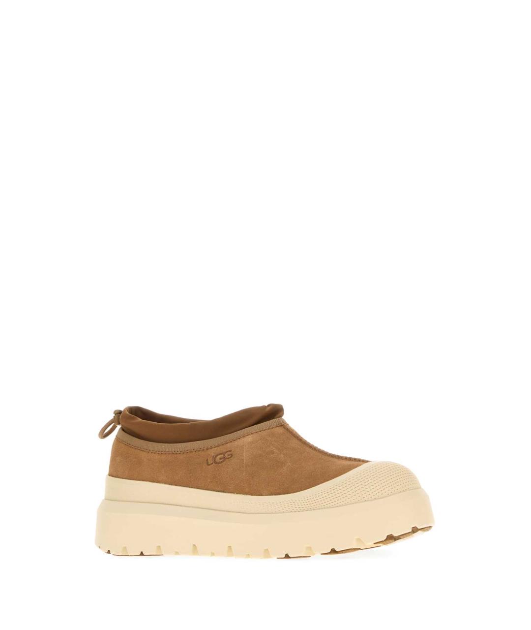 UGG AUSTRALIA Бежевые нубуковые низкие ботинки, фото 2