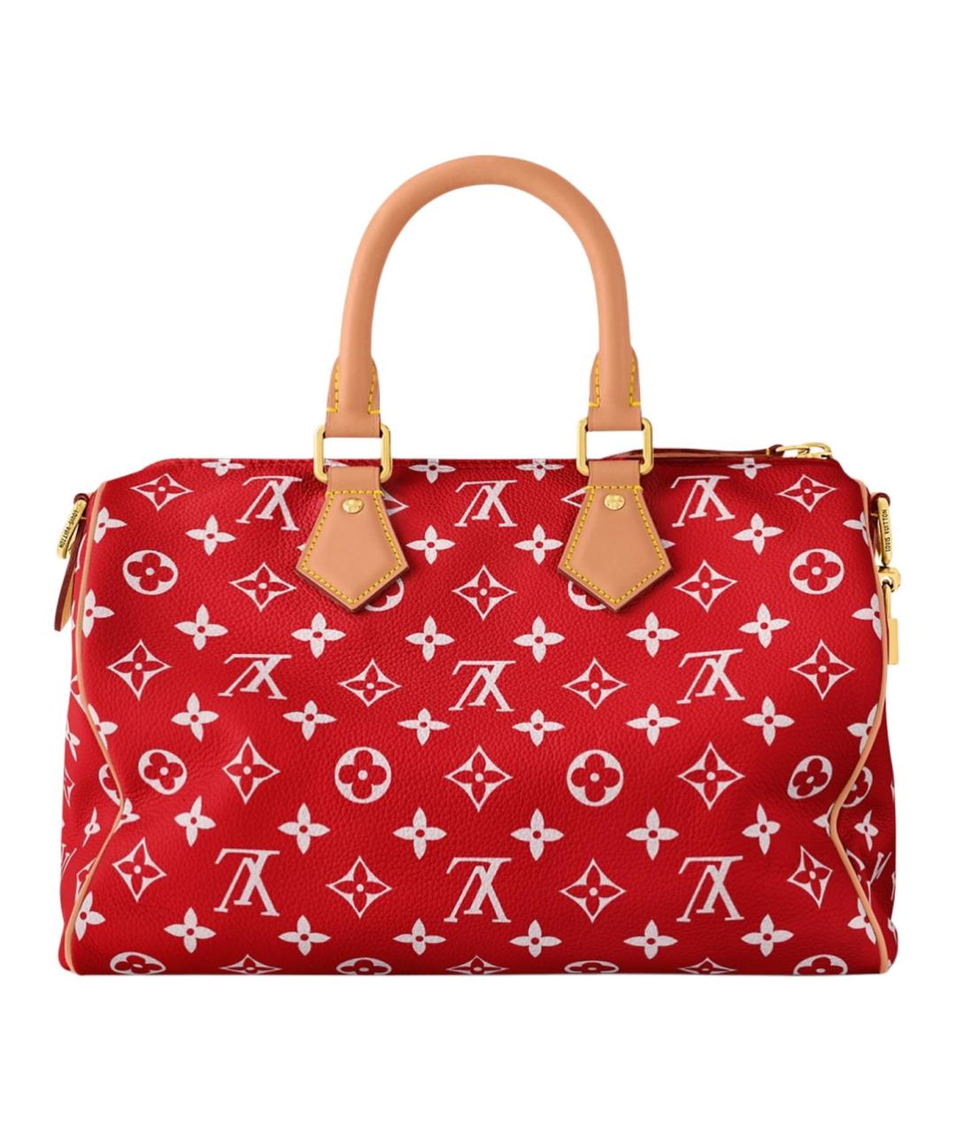 LOUIS VUITTON Красная сумка через плечо, фото 3