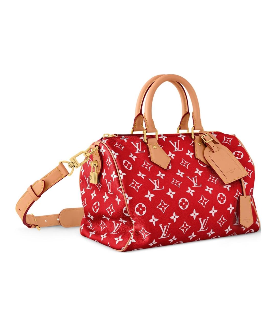 LOUIS VUITTON Красная сумка через плечо, фото 2