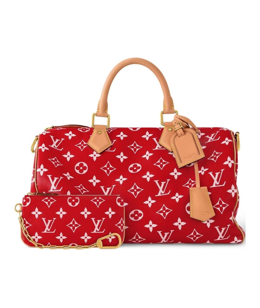 LOUIS VUITTON Красная сумка через плечо, фото 1