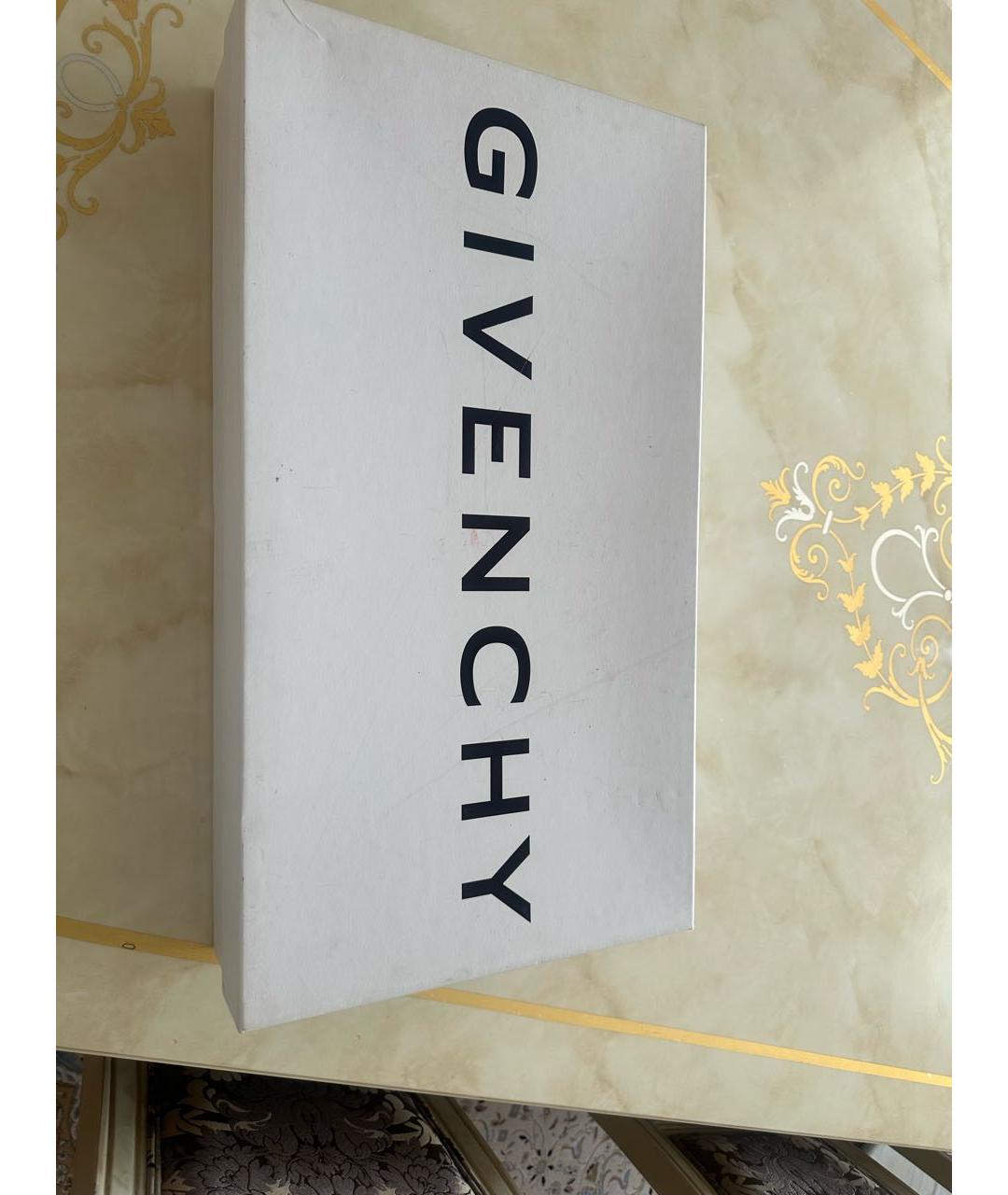 GIVENCHY Черные кожаные сапоги, фото 5