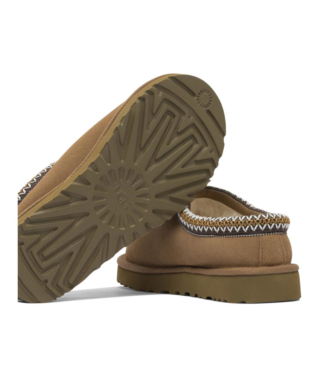 UGG AUSTRALIA Коричневые нубуковые ботинки, фото 5