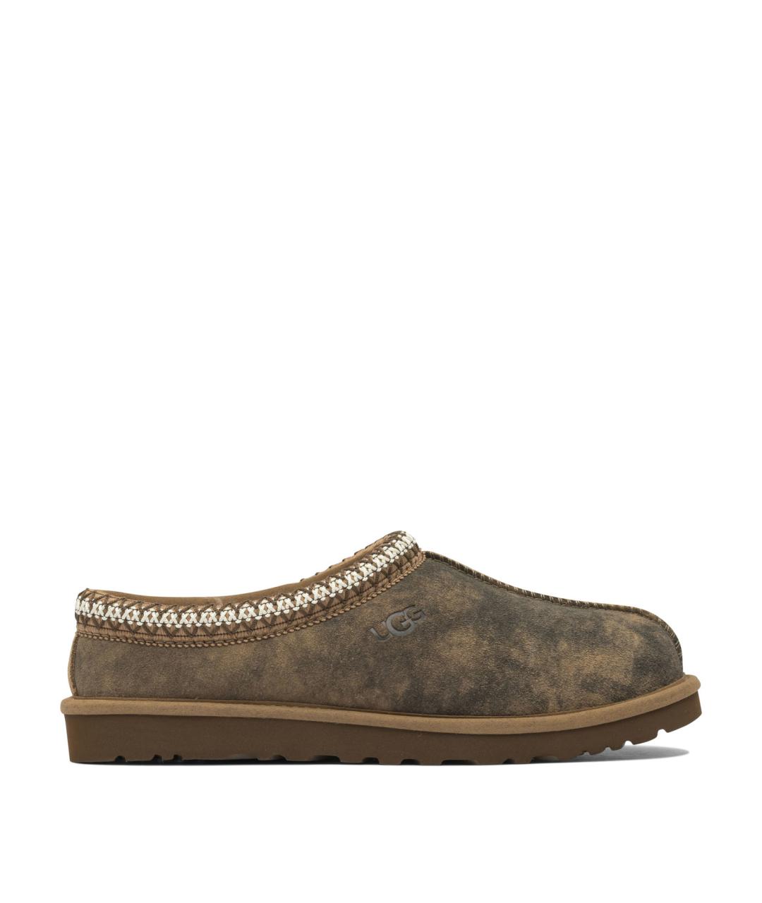 UGG AUSTRALIA Коричневые нубуковые низкие ботинки, фото 1