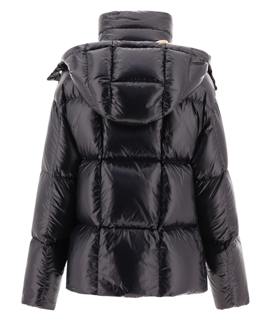 MONCLER Черная полиамидовая куртка, фото 2