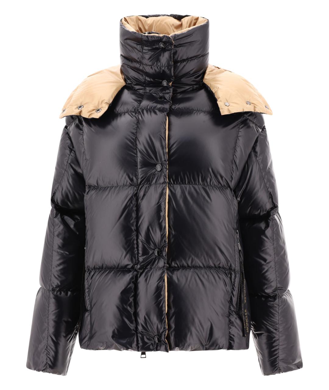 MONCLER Черная полиамидовая куртка, фото 1