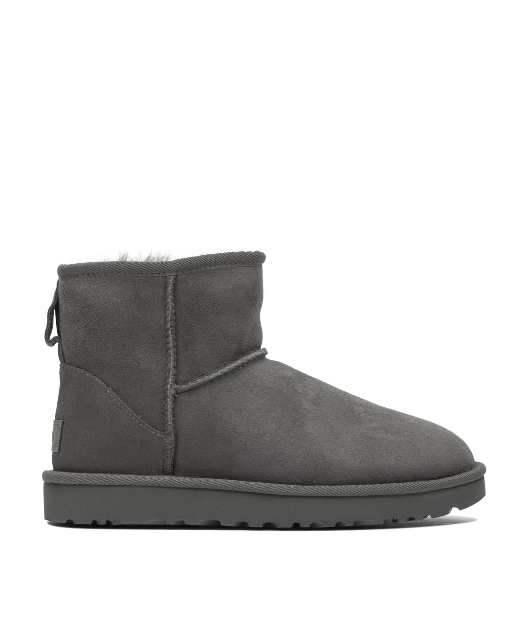 UGG AUSTRALIA Серые нубуковые ботинки, фото 1