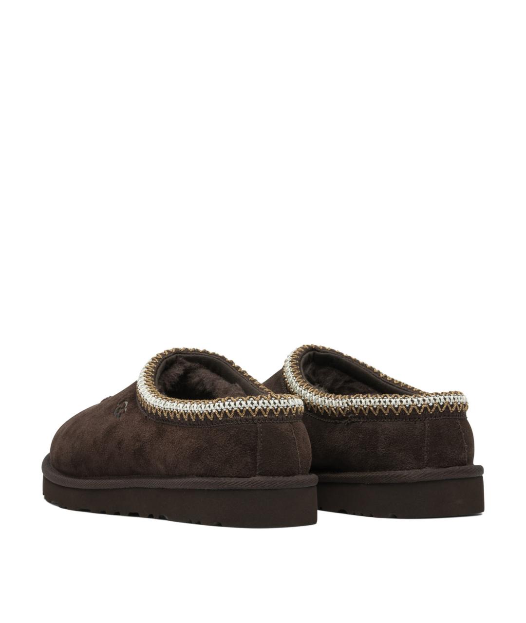 UGG AUSTRALIA Коричневые нубуковые низкие ботинки, фото 4
