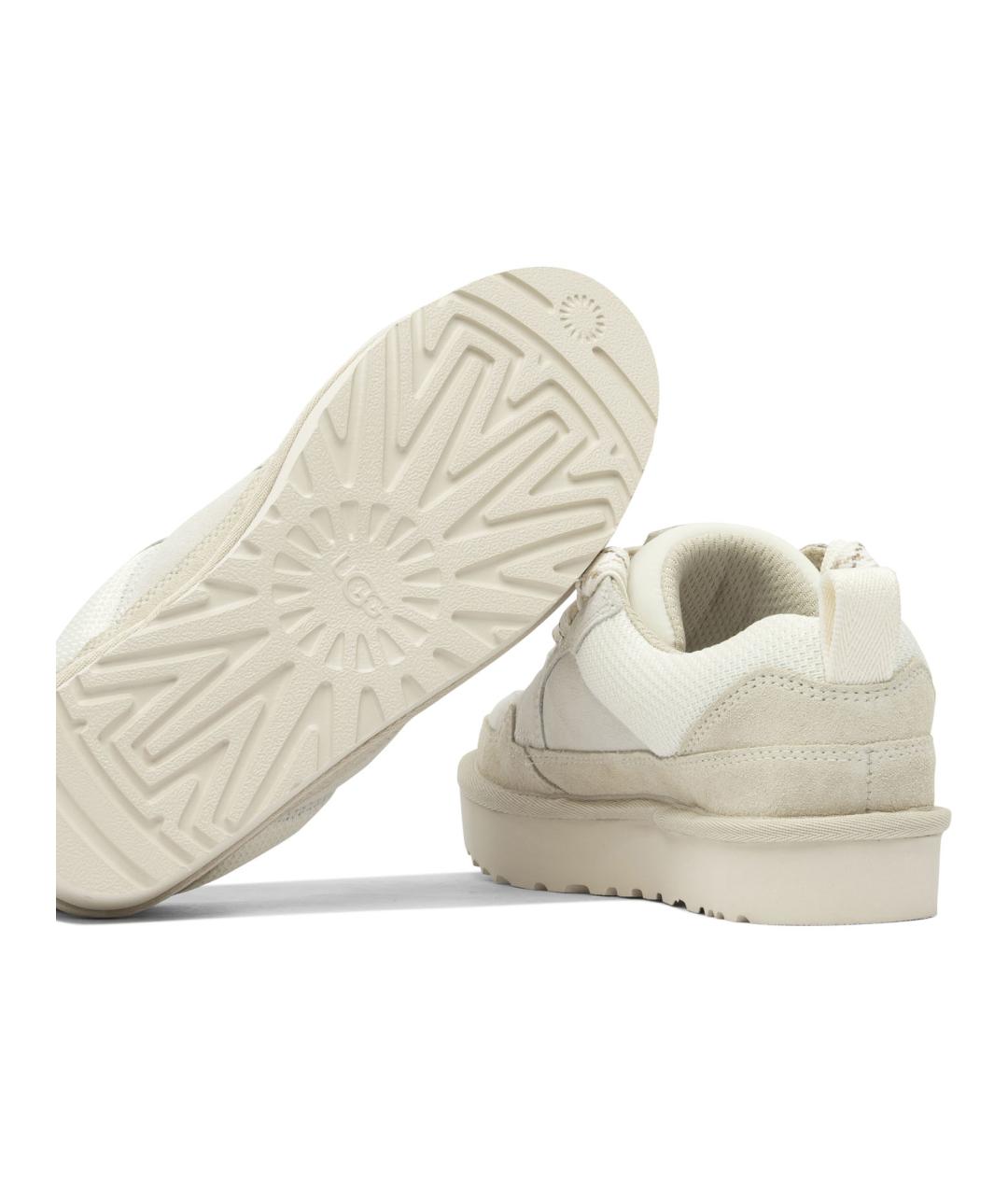 UGG AUSTRALIA Бежевые нубуковые кеды, фото 5