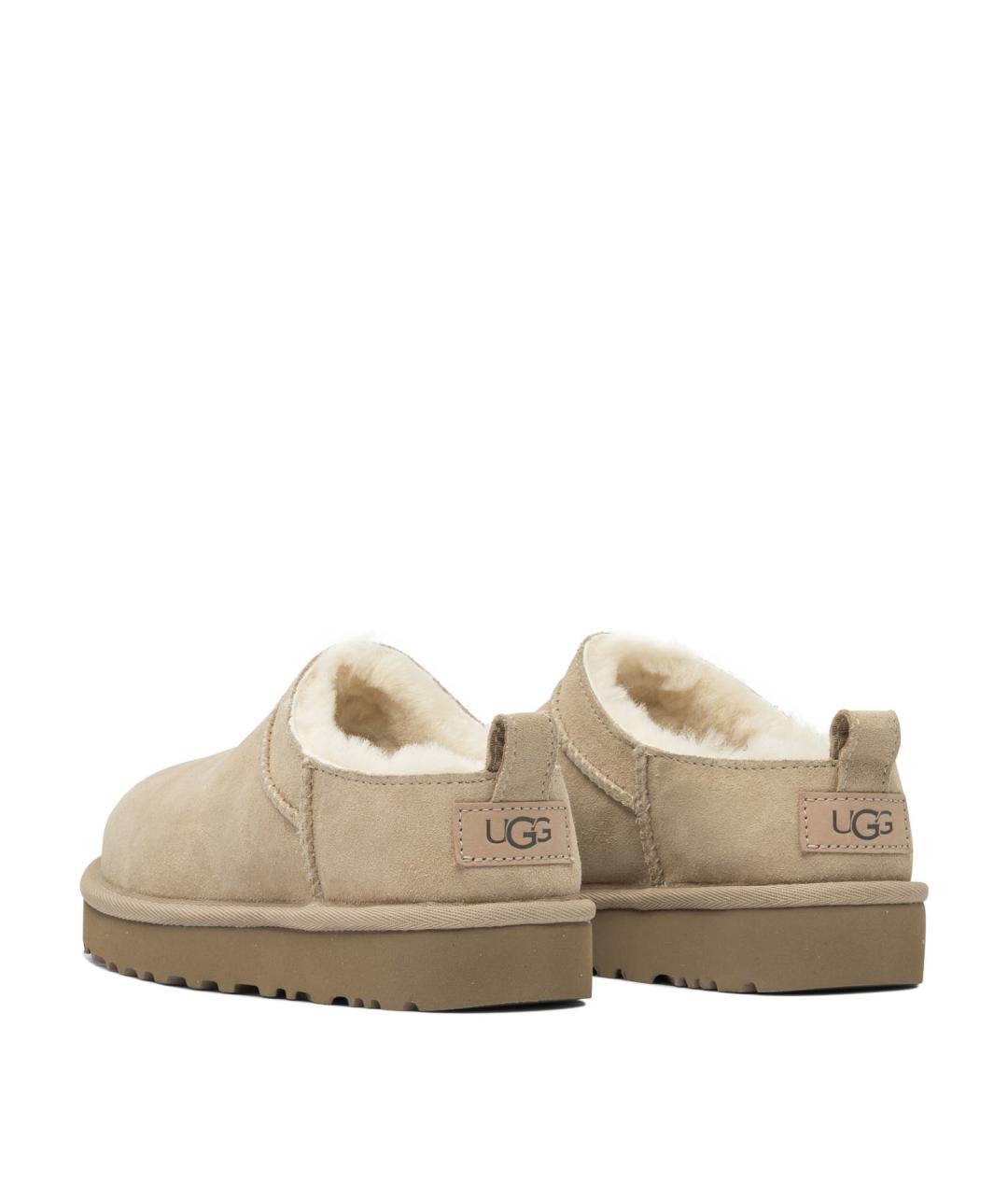 UGG AUSTRALIA Бежевые нубуковые ботинки, фото 4