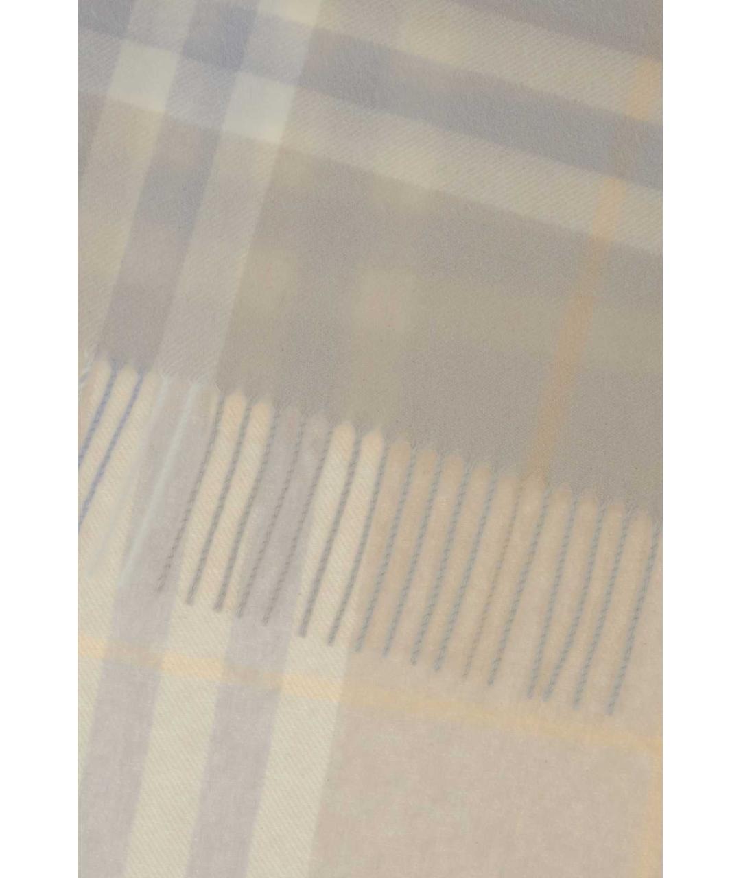 BURBERRY Бежевый кашемировый шарф, фото 2