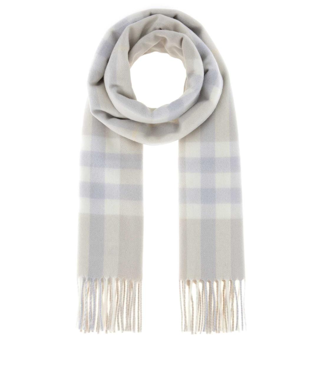 BURBERRY Бежевый кашемировый шарф, фото 1