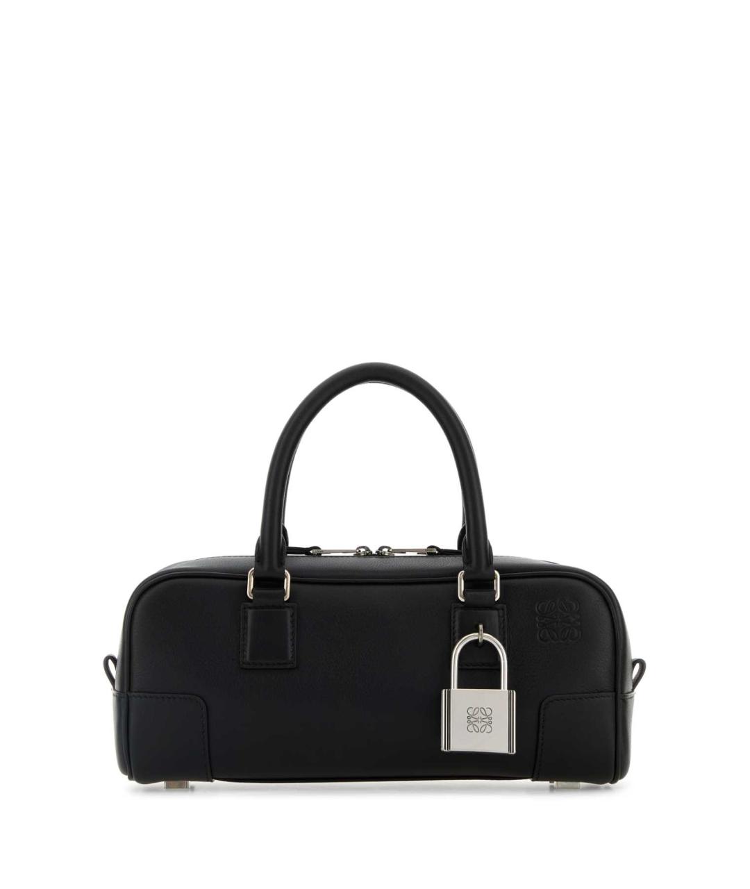 LOEWE Черная кожаная сумка тоут, фото 1