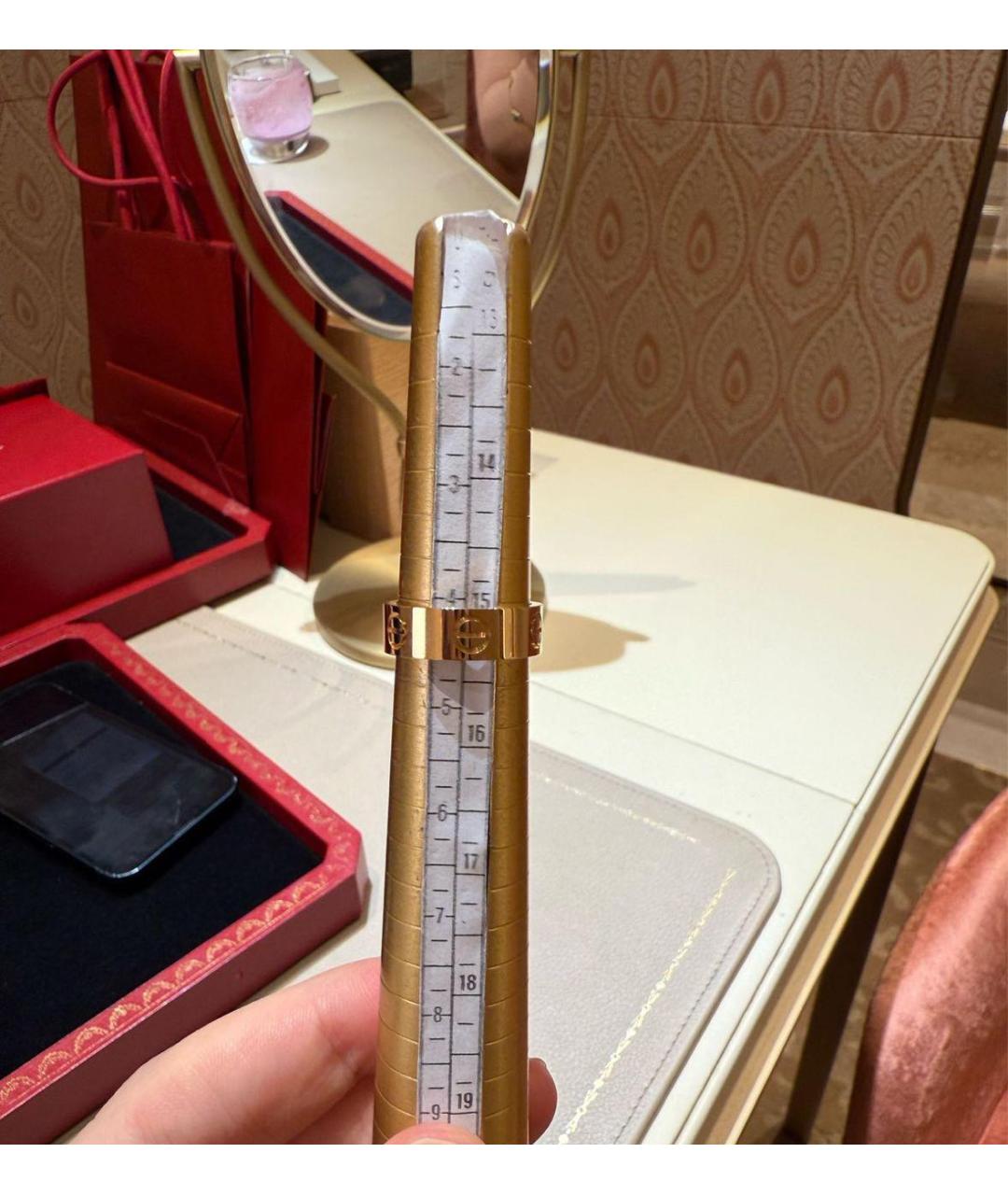 CARTIER Желтое кольцо из желтого золота, фото 2